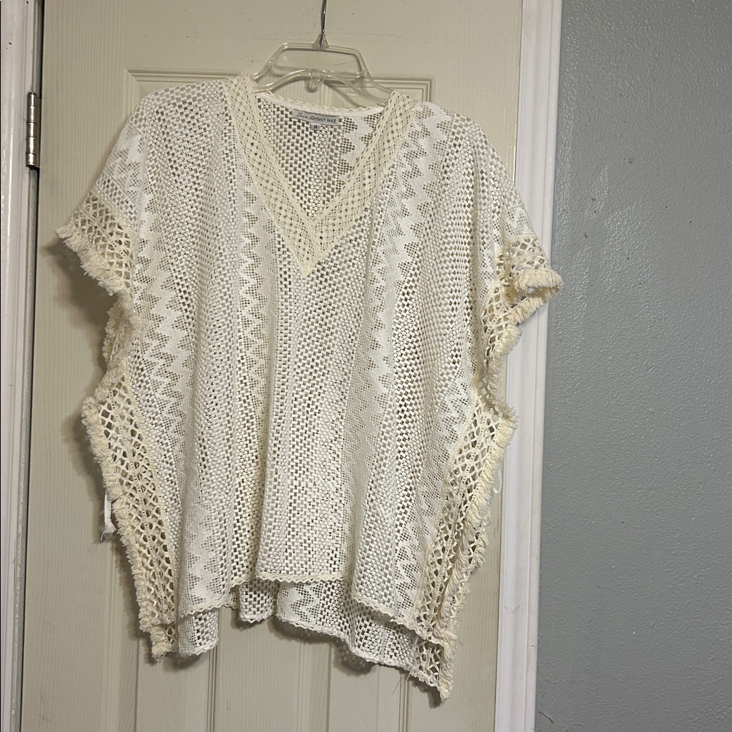 40% Off Love Johnny Was Crochet Poncho Top